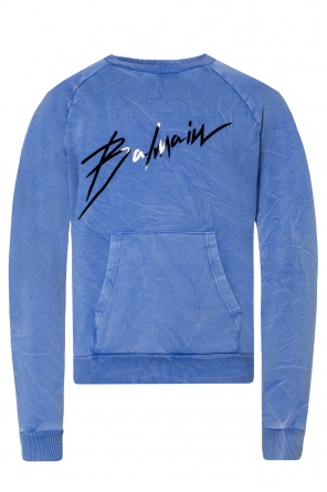 Used-effect sweatshirt, zdjęcie 1 Used-effect sweatshirt od Balmain